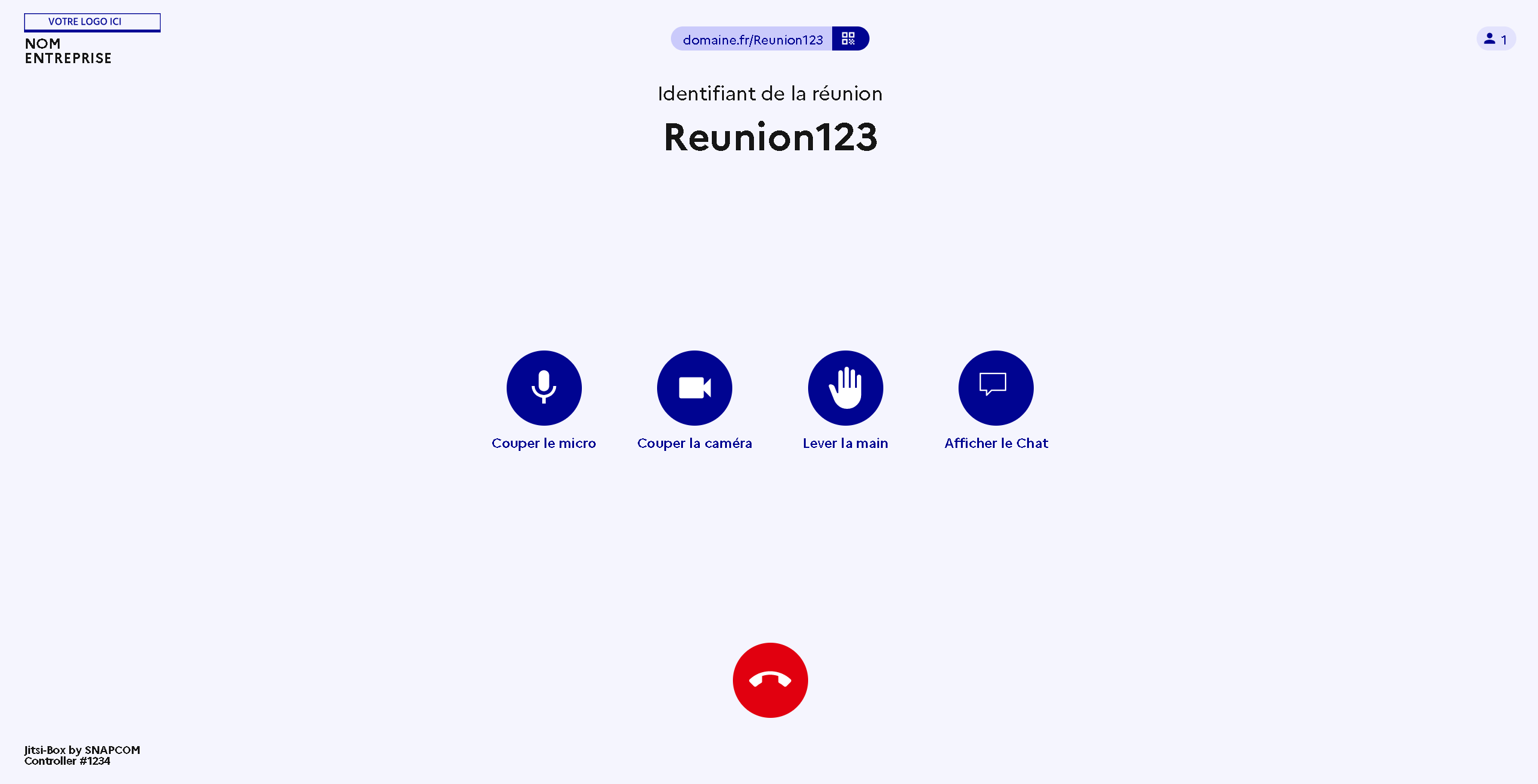 Contolleur pendant un appel image